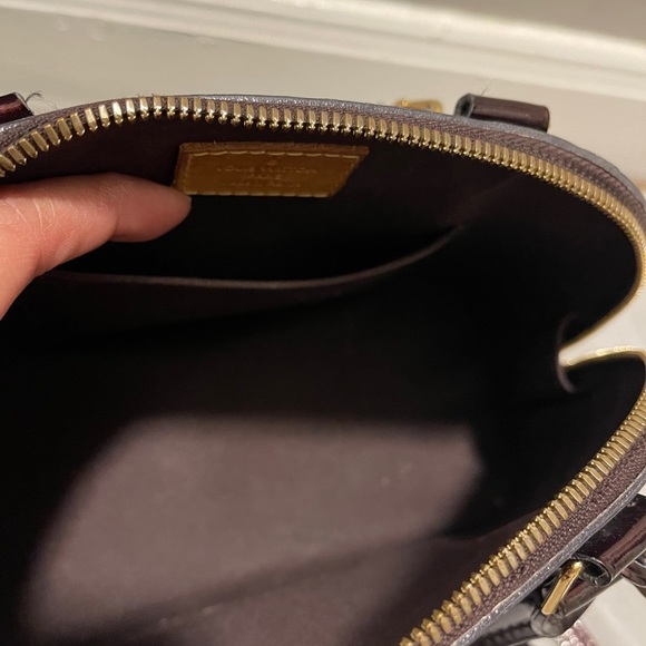 Louis Vuitton Hand Bag Alma BB Bordeaux Vernis - Picture 5 of 16